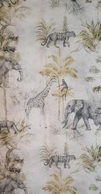 Exclusieve Boheemse stof met retro olifanten - 300x280 cm -