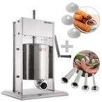 GGM Gastro | Handmatige worstvuller & Churro machine - 10 |, Verzenden, Nieuw in verpakking, RVS Meubilair