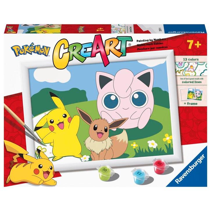 Ravensburger Creart Pokémon Schilderen Op Nummer, Hobby en Vrije tijd, Knutselen, Nieuw, Verzenden