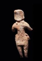 Precolumbiaans - Colima Staande figuur van aardewerk - Met