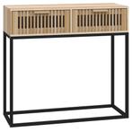 Wandtafel Hout/IJzer | Tweedekansje | 41% Korting!, Ophalen of Verzenden, Nieuw