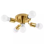 TooLight Gouden plafondlamp - verstelbare reflectoren - 2..., Ophalen of Verzenden, Nieuw