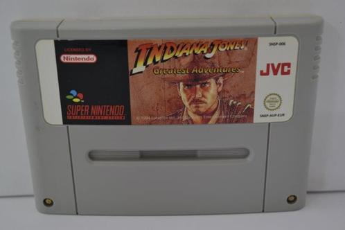 Indiana Jones - Greatest Adventures (SNES EUR), Spelcomputers en Games, Games | Nintendo Super NES, 1 speler, Zo goed als nieuw