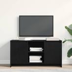 vidaXL TV-kast Zwart Eiken 102 x 37,5 x 52,5 cm Bewerkt hout, Huis en Inrichting, Kasten | Televisiemeubels, Minder dan 50 cm