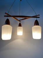 Massive - Plafondlamp - Teak, koper en opaline