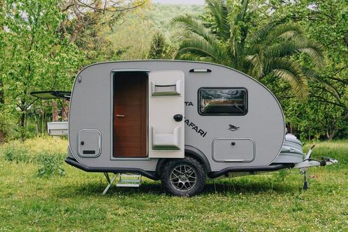 Caretta Safari, Caravans en Kamperen, Caravans, 750 - 1000 kg, Douche, Kachel, Koelkast, Watertank vast, Standaardzit, tot en met 2