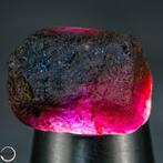 Zeer zeldzame Padparadscha-kleur saffierkristal 109,65ct-