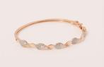 Armband - 14 karaat Roségoud - 0.34ct. tw. Diamant, Sieraden, Tassen en Uiterlijk, Armbanden, Nieuw
