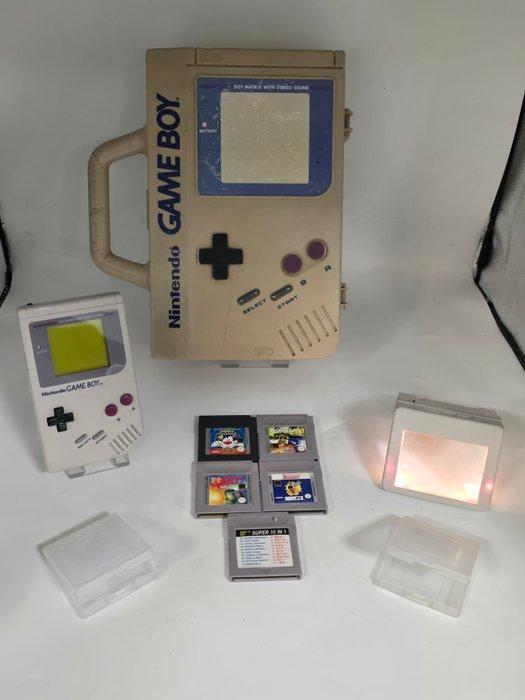 Nintendo - Gameboy Classic - DMG-01 1989 + GB-80 Carrier, Spelcomputers en Games, Spelcomputers | Overige Accessoires