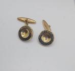 Manchetknopen - 19.2 kt. Geel goud, Sieraden, Tassen en Uiterlijk, Antieke sieraden