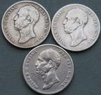 Nederland. Willem II. 1/2 Gulden 1847-1848 en 1848 met, Postzegels en Munten, Munten | Nederland
