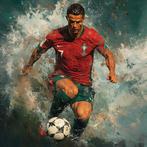 I_KONIQ - RONALDO IN ACTION in BASQUIAT STYLE, Verzamelen, Nieuw