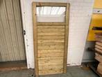 Veiling - Hillhout terrasscherm met raam 218x101cm, Tuin en Terras, Schuttingen, Nieuw
