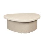 *WOONWINKEL* Dutchbone Veda Salontafel Kiezel Vorm Wit, Huis en Inrichting, Tafels | Salontafels, Verzenden, Nieuw