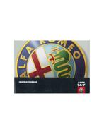 2001 ALFA ROMEO 147 INSTRUCTIEBOEKJE NEDERLANDS, Auto diversen, Handleidingen en Instructieboekjes