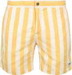 Scotch & Soda Zwembroek Strepen Geel maat S Heren, Verzenden, Geel, Scotch and Soda, Nieuw