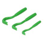 Benson Tekentang set - met haak - groen - 3 maten - 3-delig