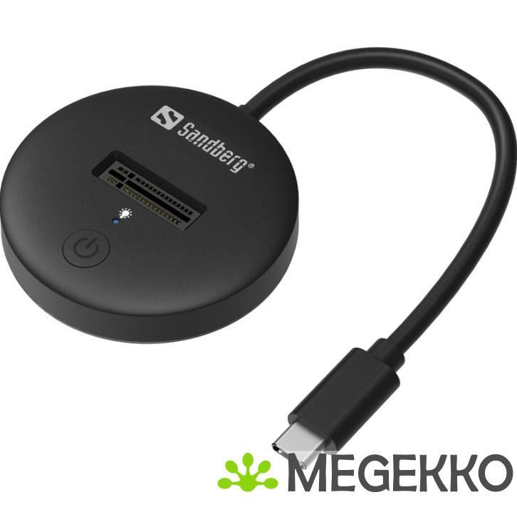 Sandberg USB 3.2 Dock for M.2+NVMe SSD, Computers en Software, Harde schijven, Nieuw, Verzenden