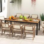 2dekans | Coast Buiteneettafel 200 x 90 x 75 cm voor 8, Tuin en Terras, Tuinsets en Loungesets, Ophalen of Verzenden, Zo goed als nieuw