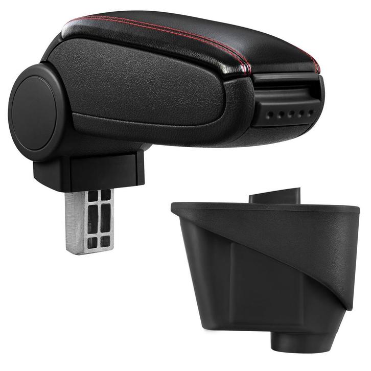 Armsteun voor Citroën DS3 vanaf 2010 zwart met rood stiksel, Auto diversen, Auto-accessoires, Verzenden