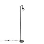 Moderne vloerlamp zwart verstelbaar - Java, Nieuw, Overige materialen, Modern, 100 tot 150 cm