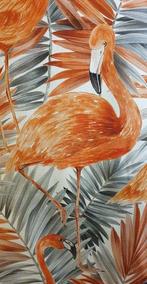 Nieuw! Tessuto Flamingo Paradise Bohemienstijl- 600x140cm