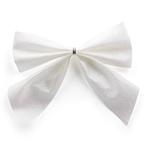 Kerststrik | Decoris | 15 cm | 3 stuks (Wit), Diversen, Kerst, Verzenden, Nieuw