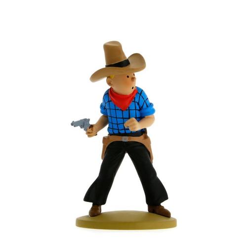 Kuifje Beeldje Cowboy 12 cm, Verzamelen, Stripfiguren, Nieuw, Ophalen of Verzenden
