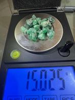 Smaragd Ruw - Hoogte: 8 mm - Breedte: 12 mm- 15 g - (25)