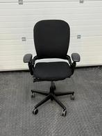Steelcase Leap V1 - Bureaustoel - Voorzien Van Nieuwe stof, Huis en Inrichting, Bureaustoelen, Verzenden, Zwart, Zo goed als nieuw