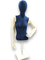 TORSO DAME 1/2 MET ARMEN BLAUW MATERIAAL CR14-1112