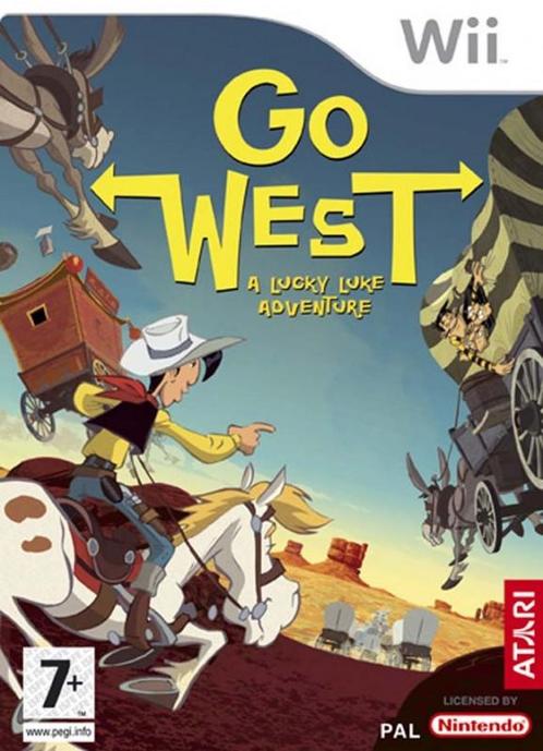Lucky Luke Go West! (Nintendo Wii), Spelcomputers en Games, Games | Nintendo Wii, Gebruikt, Vanaf 3 jaar, Verzenden
