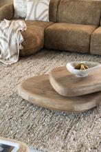 Salontafel verstelbaar KABO - light brown By-Boo 250079, 50 tot 100 cm, Warm Naturel, Nieuw, Overige vormen