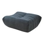 Voetenbank Kodsø 35x80x65 cm microvezel zwart [en.casa], Huis en Inrichting, Stoelen, Verzenden, Nieuw
