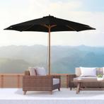 TRUUSK Parasol Hout 300 Cm Houten Parasol Tuinparasol Balkon, Tuin en Terras, Parasols, Verzenden, Nieuw