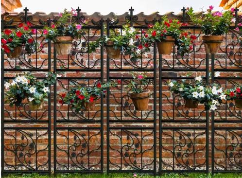 Set 2 Metalen Klimrekken - Stevig Tuinrand & Dierenhek, Tuin en Terras, Tuinpoorten, Nieuw, Verzenden
