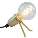Gouden tafellamp Gidon, metaal, Huis en Inrichting, Lampen | Tafellampen, Nieuw, Ophalen of Verzenden, Minder dan 50 cm, Basis