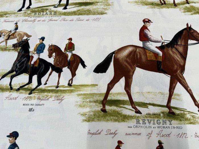 Ridders van Eer – Ruiterlijk Elegance op Meubelstof -, Antiek en Kunst, Antiek | Kleden en Textiel