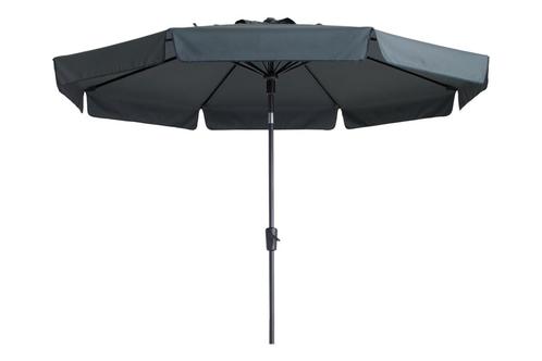 Madison stokparasol Flores luxe grey 300 cm., Tuin en Terras, Parasols, Stokparasol, Nieuw, Kantelbaar, Verzenden