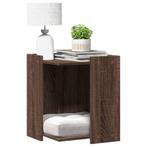 vidaXL Kattenbakkast 42x42x51 cm bewerkt hout bruin, Dieren en Toebehoren, Verzenden, Nieuw