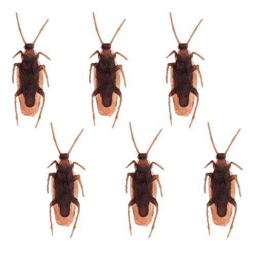 Halloween Kakkerlakken 7,5cm 6st, Hobby en Vrije tijd, Feestartikelen, Nieuw, Verzenden