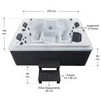 Whirlpool / Bubbelbad - 3 persoons, Tuin en Terras, Bubbelbaden en Hottubs, Verzenden, Nieuw