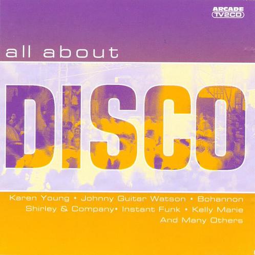 cd - Various - All About Disco, Cd's en Dvd's, Cd's | Overige Cd's, Zo goed als nieuw, Verzenden