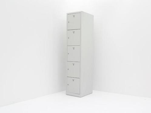 Lockerkast 5-deurs - afsluitbaar - 180x30x50cm(hxbxd) -, Huis en Inrichting, Kasten | Overige, Gebruikt, Ophalen of Verzenden