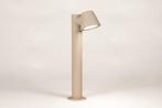 Rietveld Vloerlampen - Taupe - Aluminium, Huis en Inrichting, Lampen | Vloerlampen, Verzenden, Nieuw