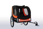 Fietskar hondenkar - opvouwbaar - oranje zwart - max 40 kg, Fietsen en Brommers, Fietsaccessoires | Aanhangers en Karren, Opvouwbaar