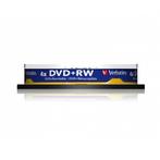 Verbatim DVD+RW discs op spindel - 4-speed - 4,7, Computers en Software, Nieuw, Ophalen of Verzenden