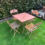 Tuinmeubelset (5) - Smeedijzer - Bistro set “ IL SOLE “, Antiek en Kunst