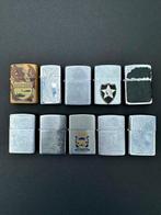 Collection of 10 vintage (military) Zippo lighters -, Nieuw