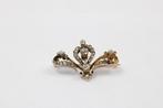 Broche - 14 karaat Geel goud - 1.21ct. tw. Diamant